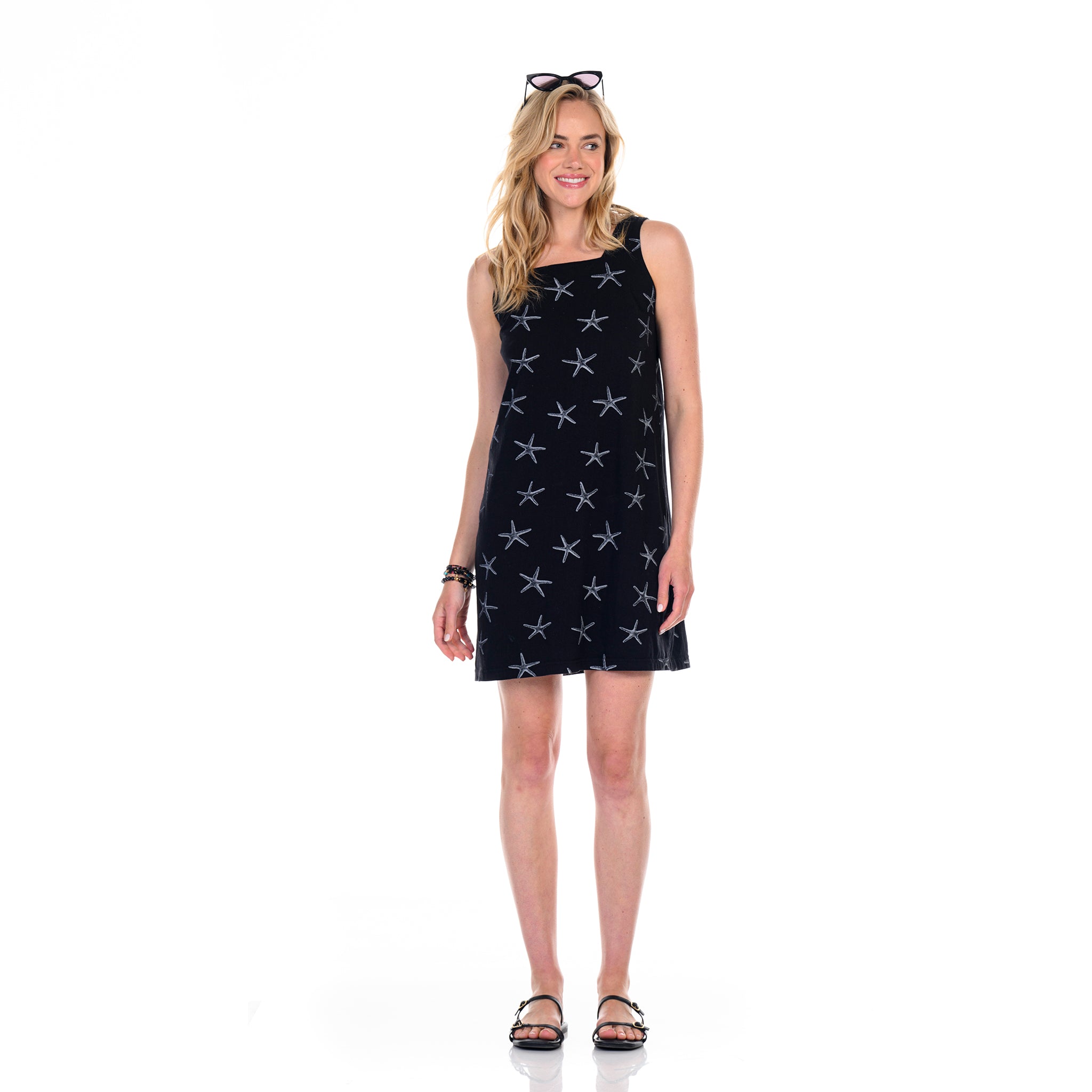 Sea Star Square Neck Dress