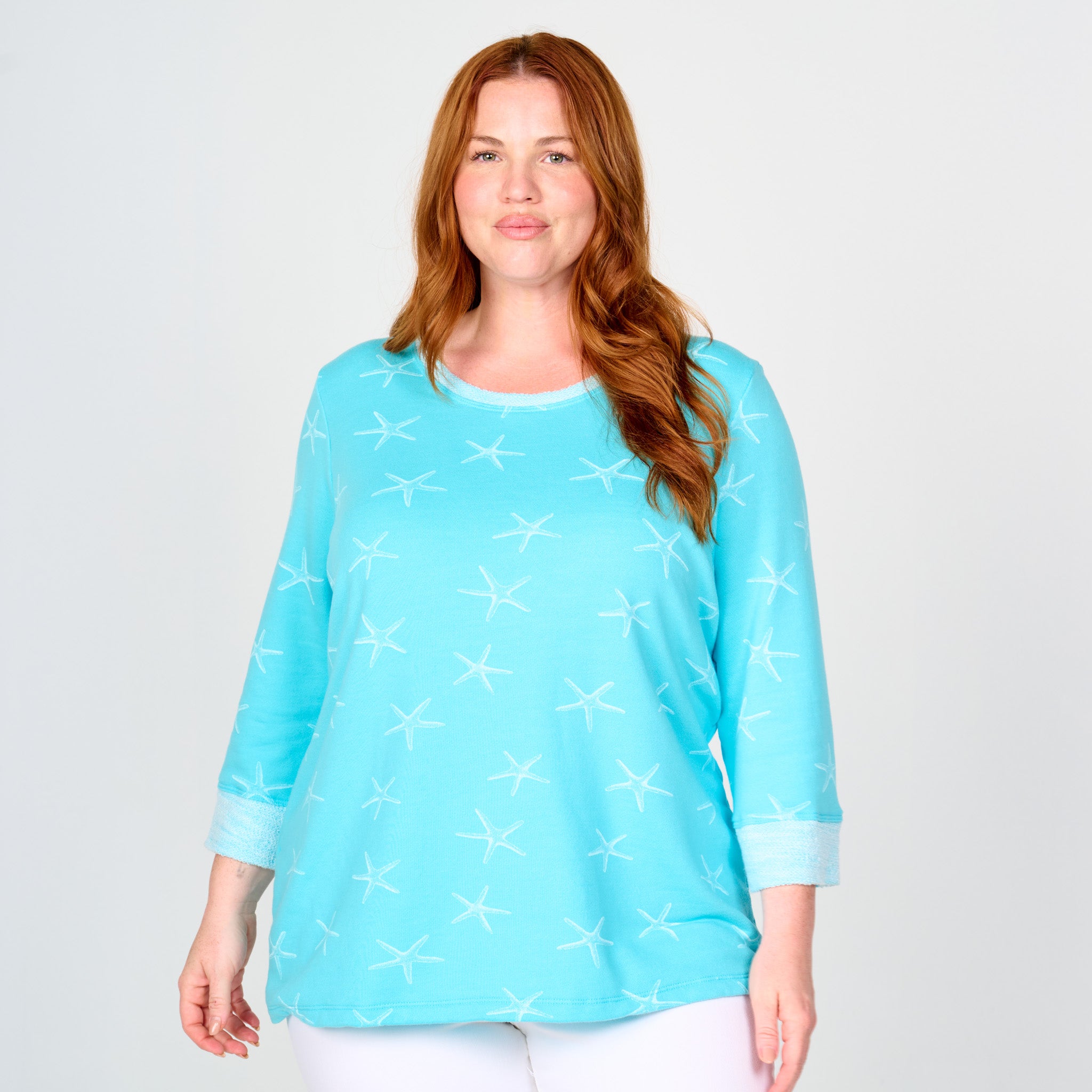 Sea Star Sunset Sweatshirt | Plus Size