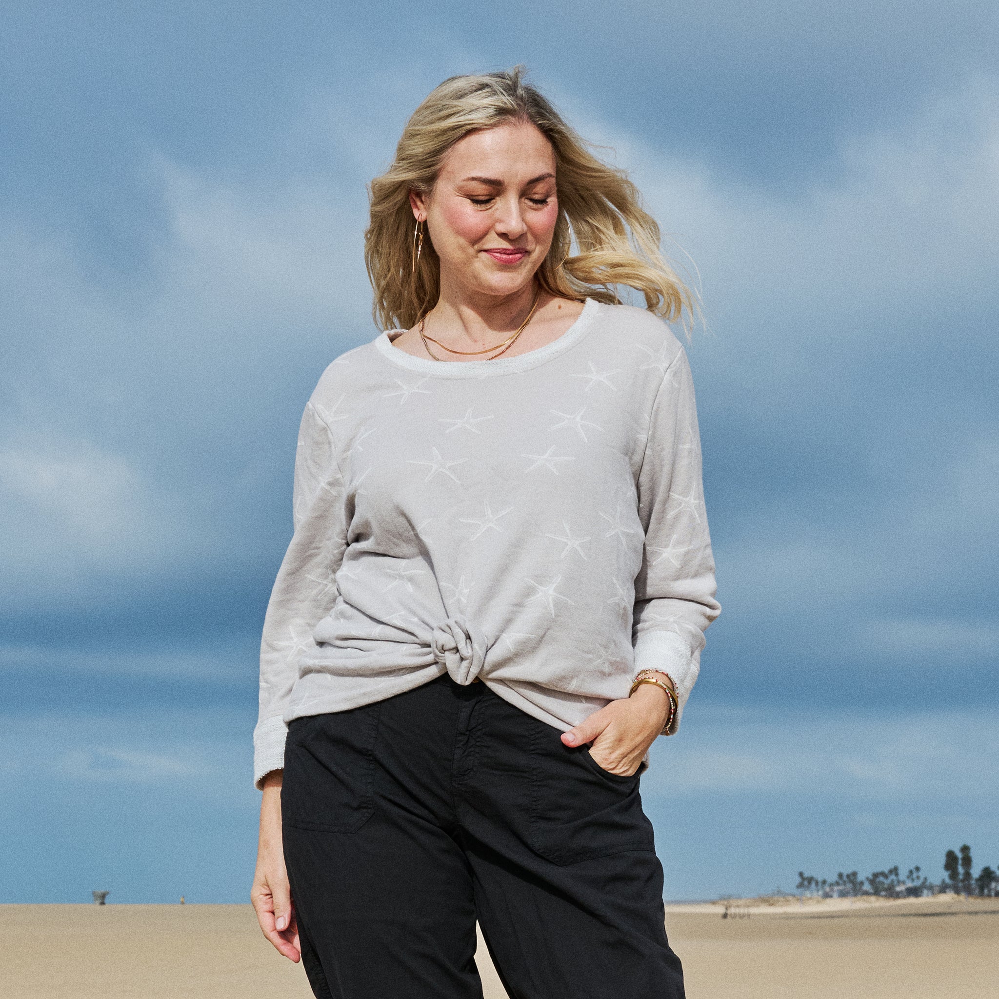 Sea Star Sunset Sweatshirt | Plus Size - 2025 Fall Colors