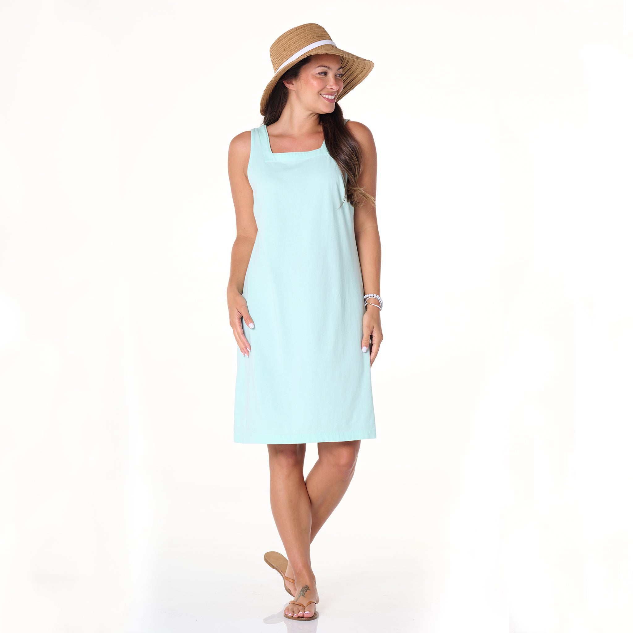 Square Neck Dress