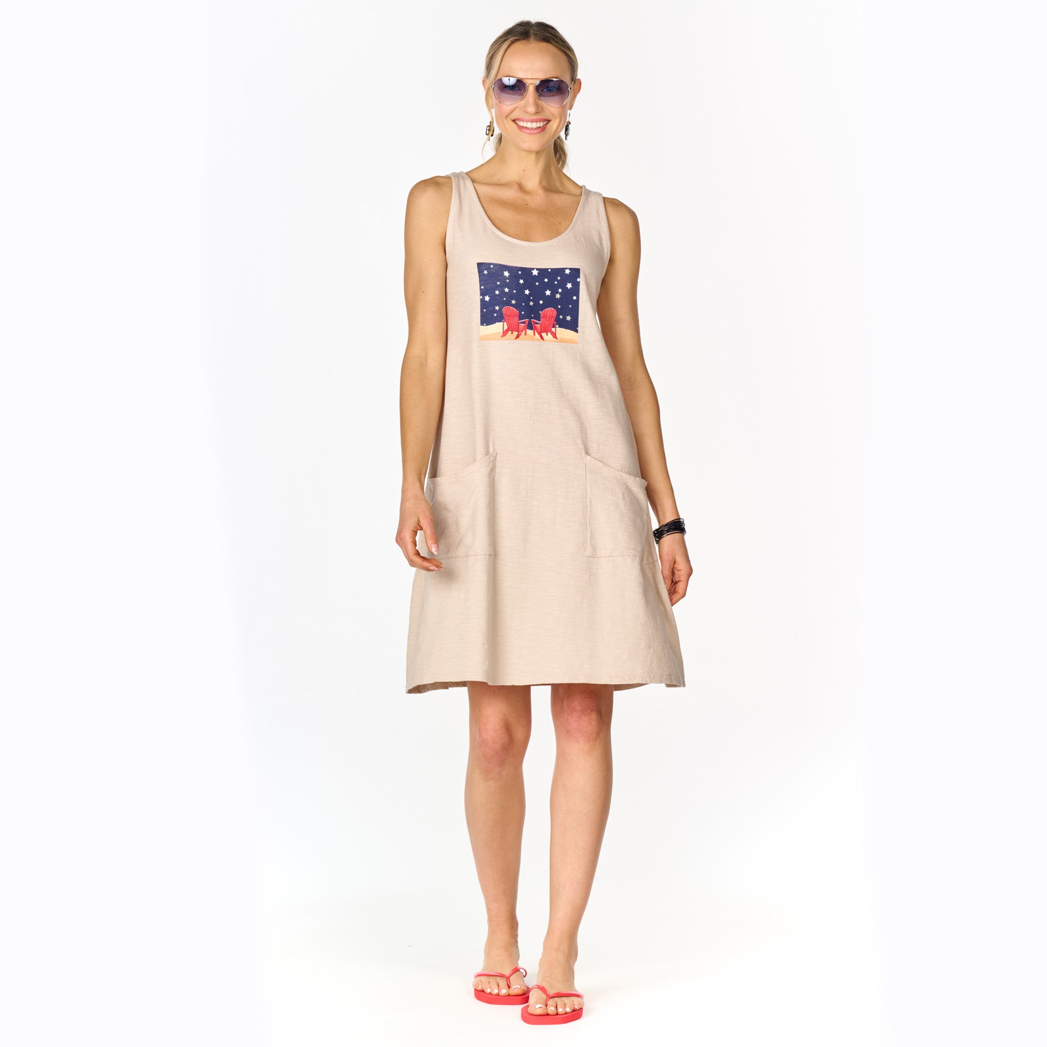 Starry Night Drape Dress