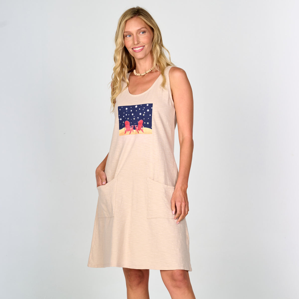 Starry Night Drape Dress