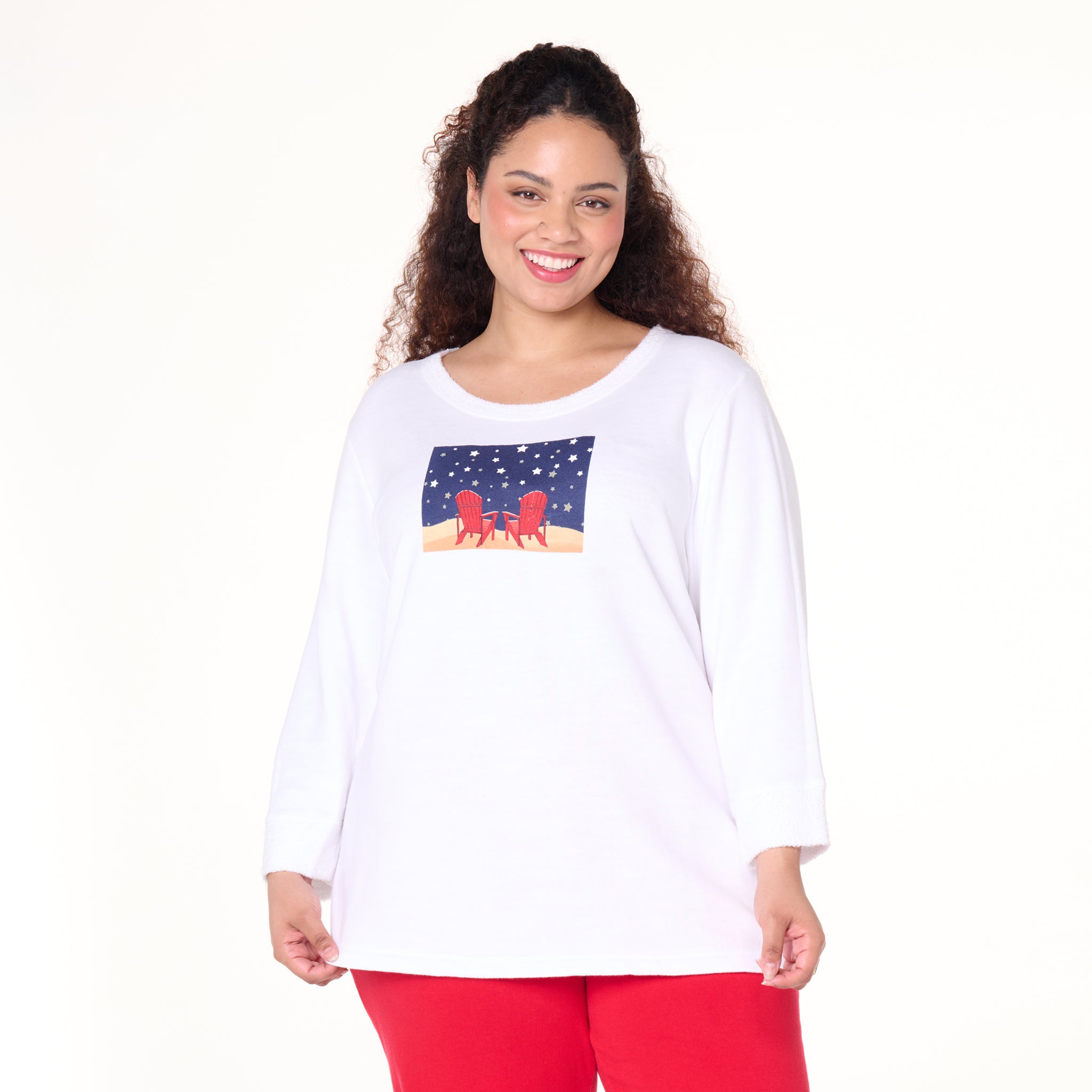 Starry Night Sunset Sweatshirt | Plus Size