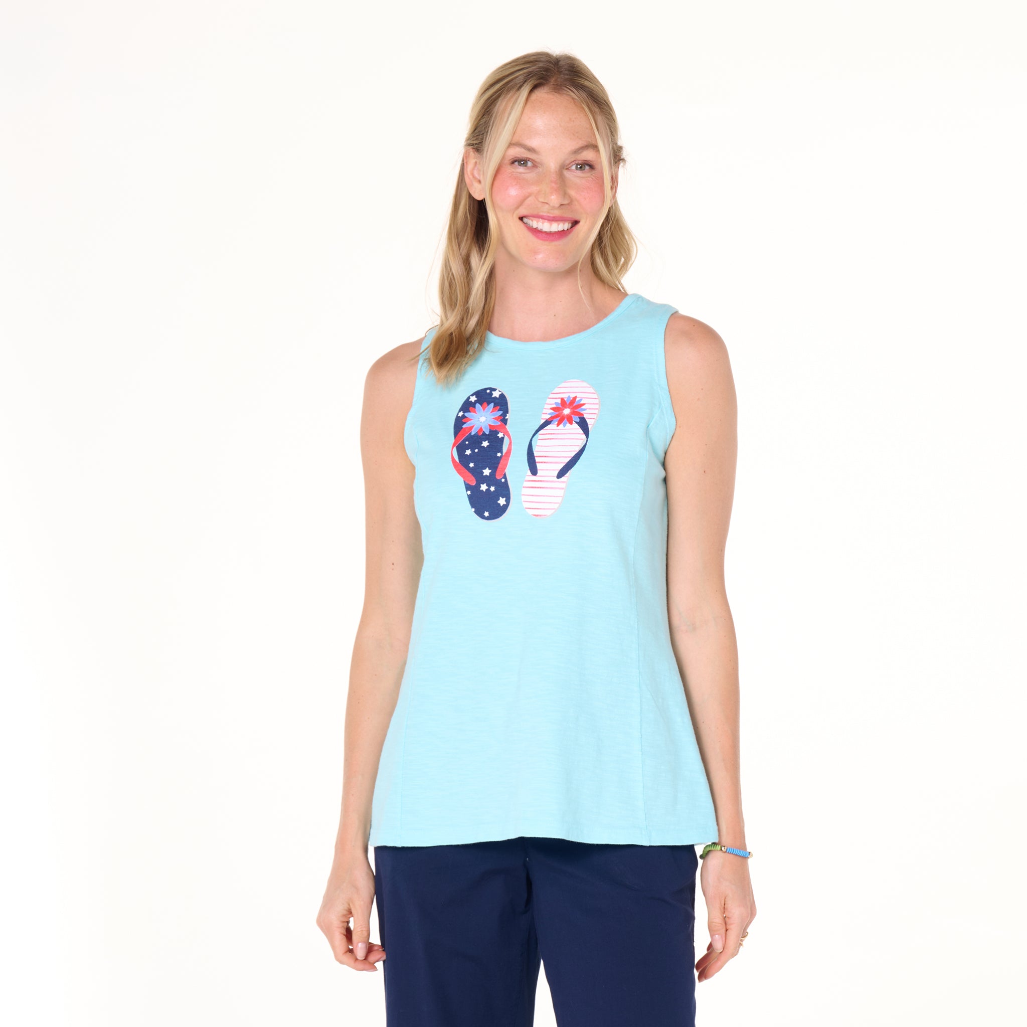 Stars & Stripes Flip Flop Chloe Tank