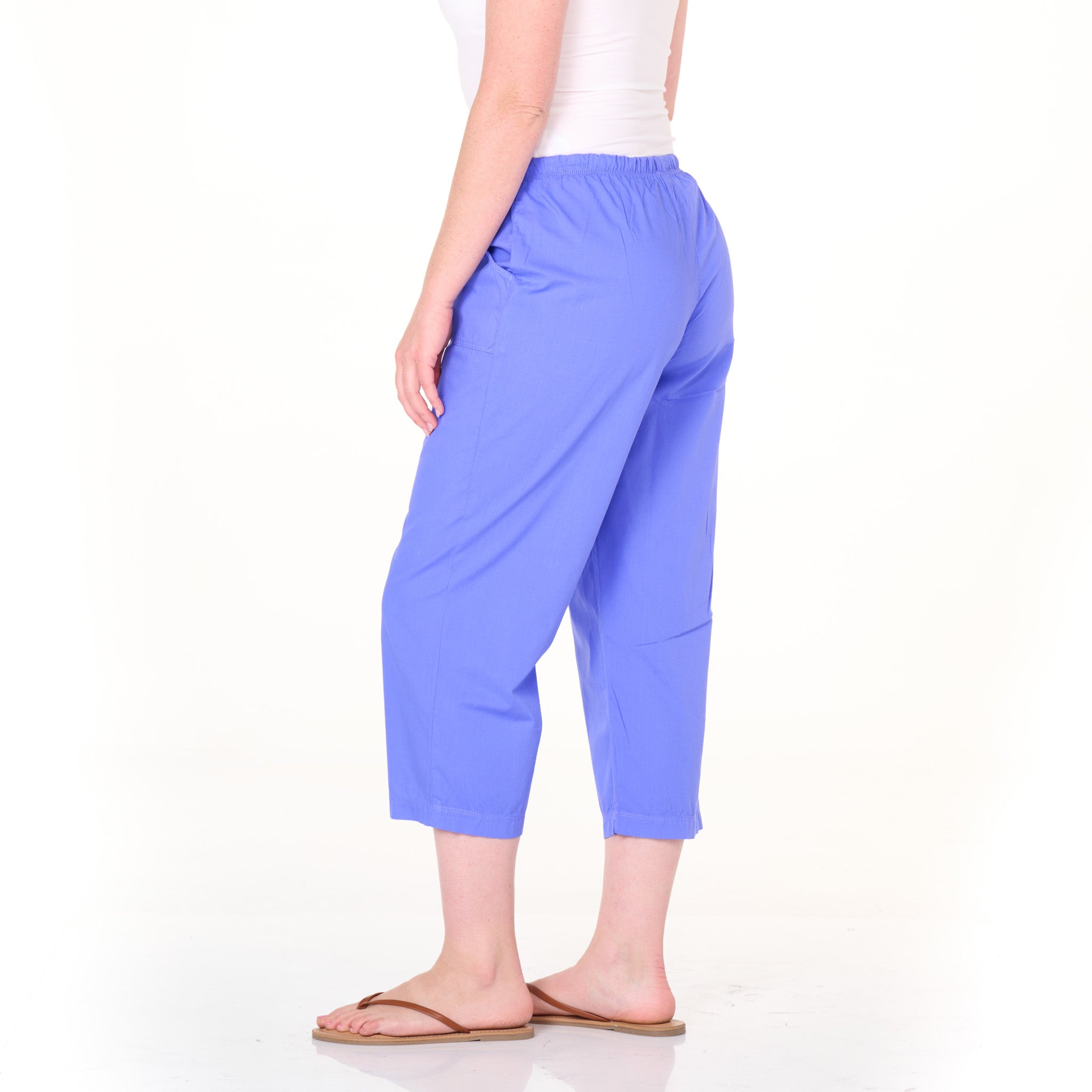 Topstitch Sheeting Capris