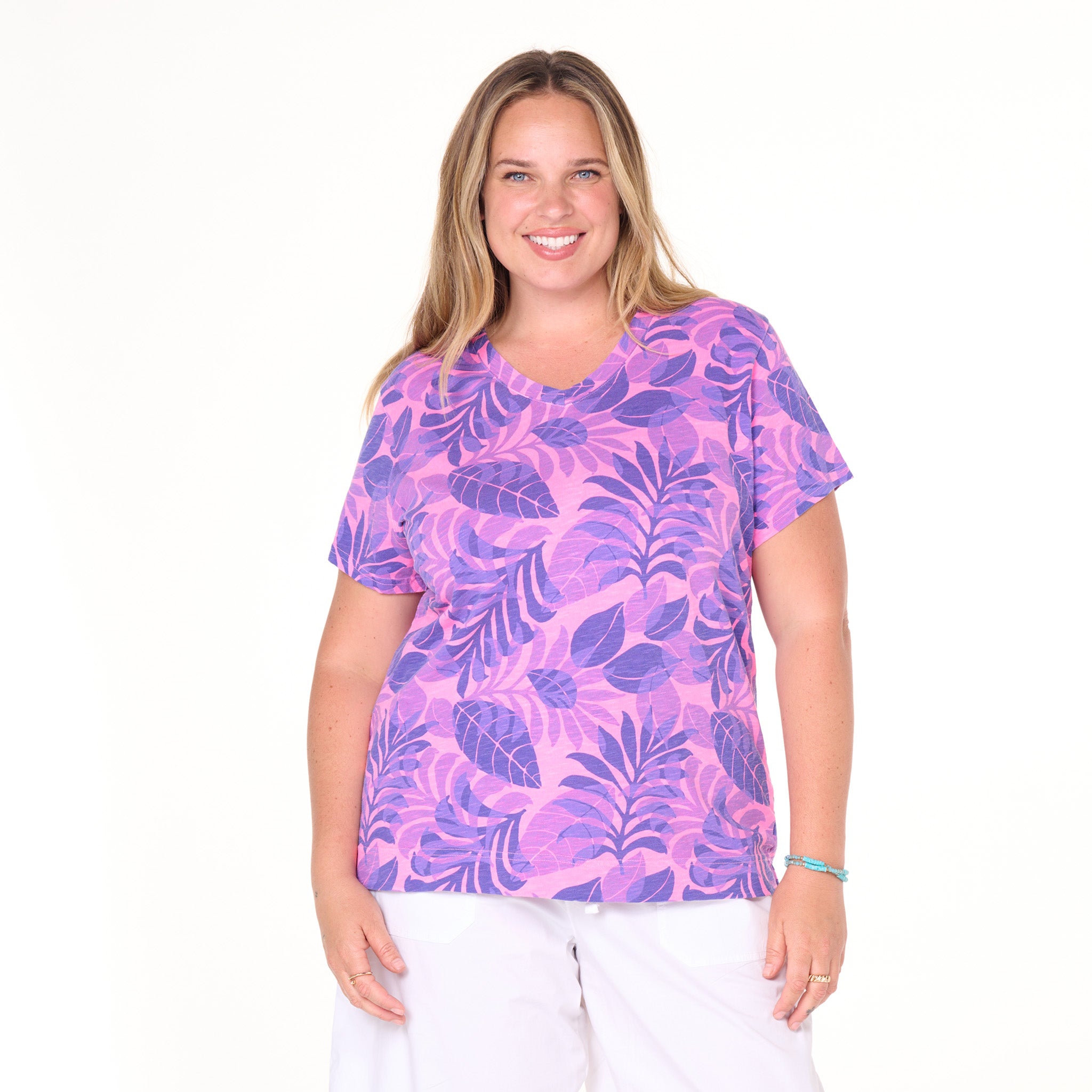 Fiji Palm Versatile T | Plus Size