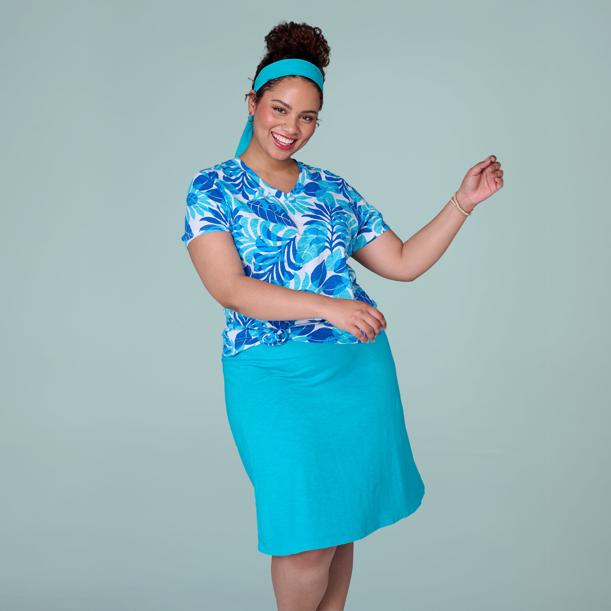 Fiji Palm Versatile T | Plus Size