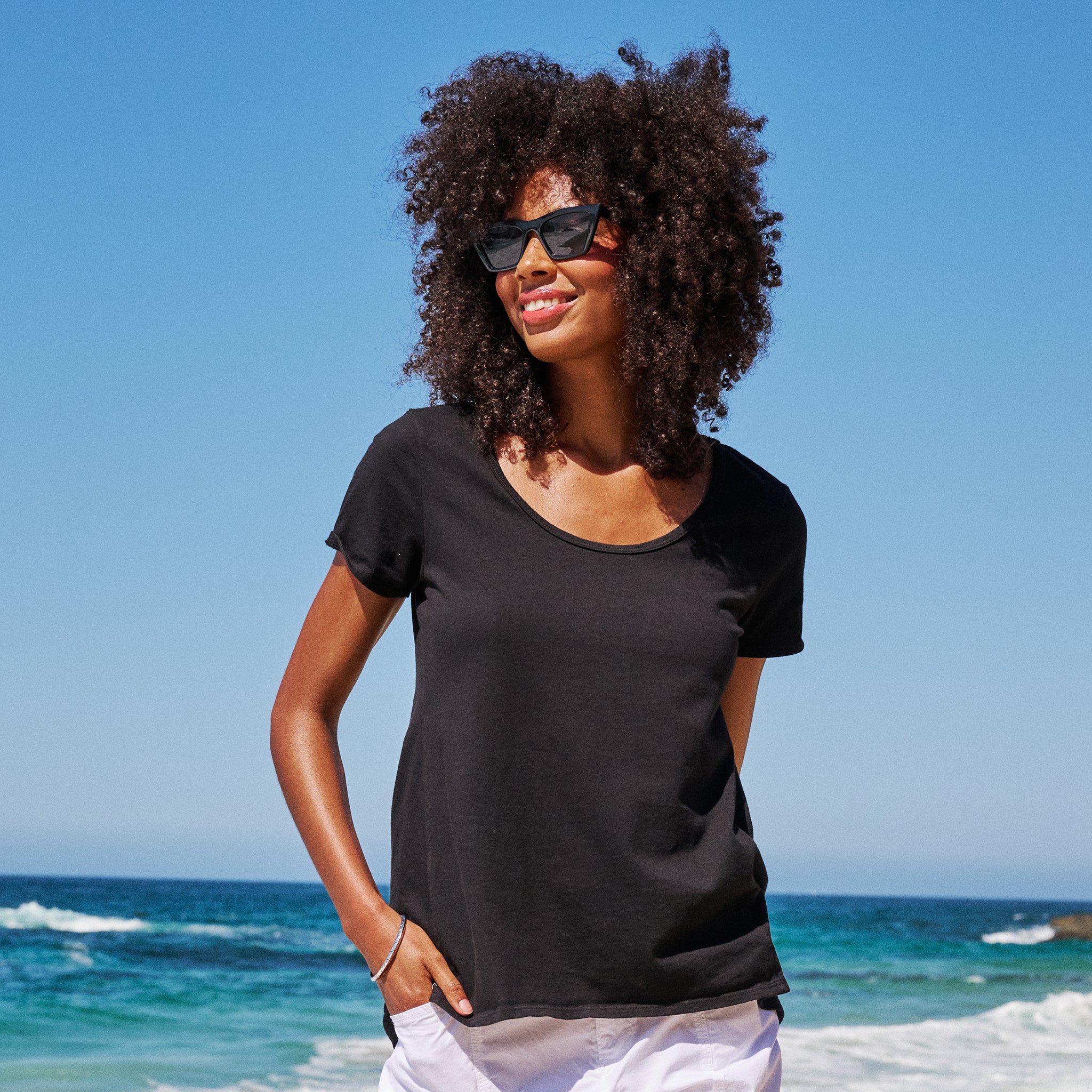 Vintage Scoop Neck T