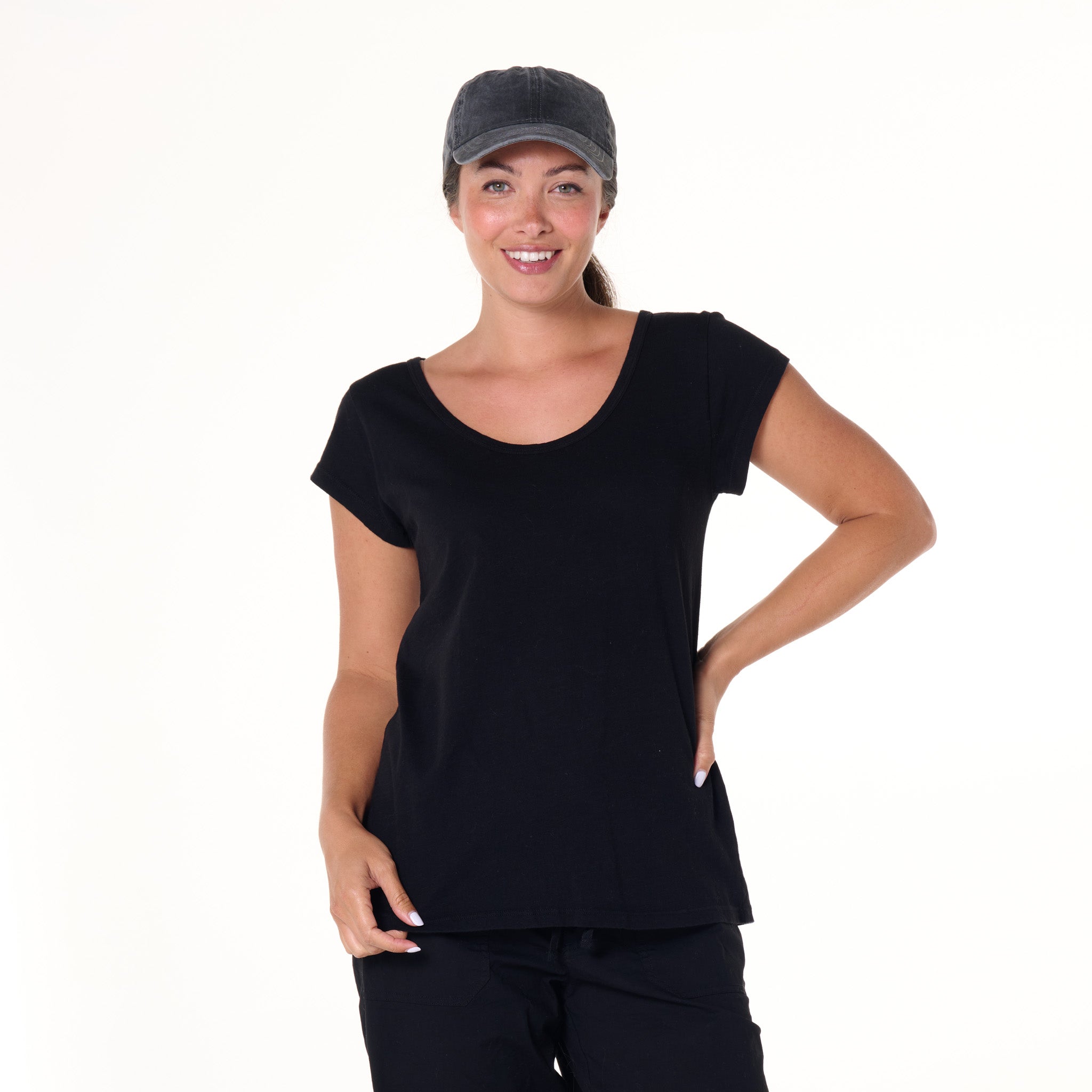 Vintage Scoop Neck T