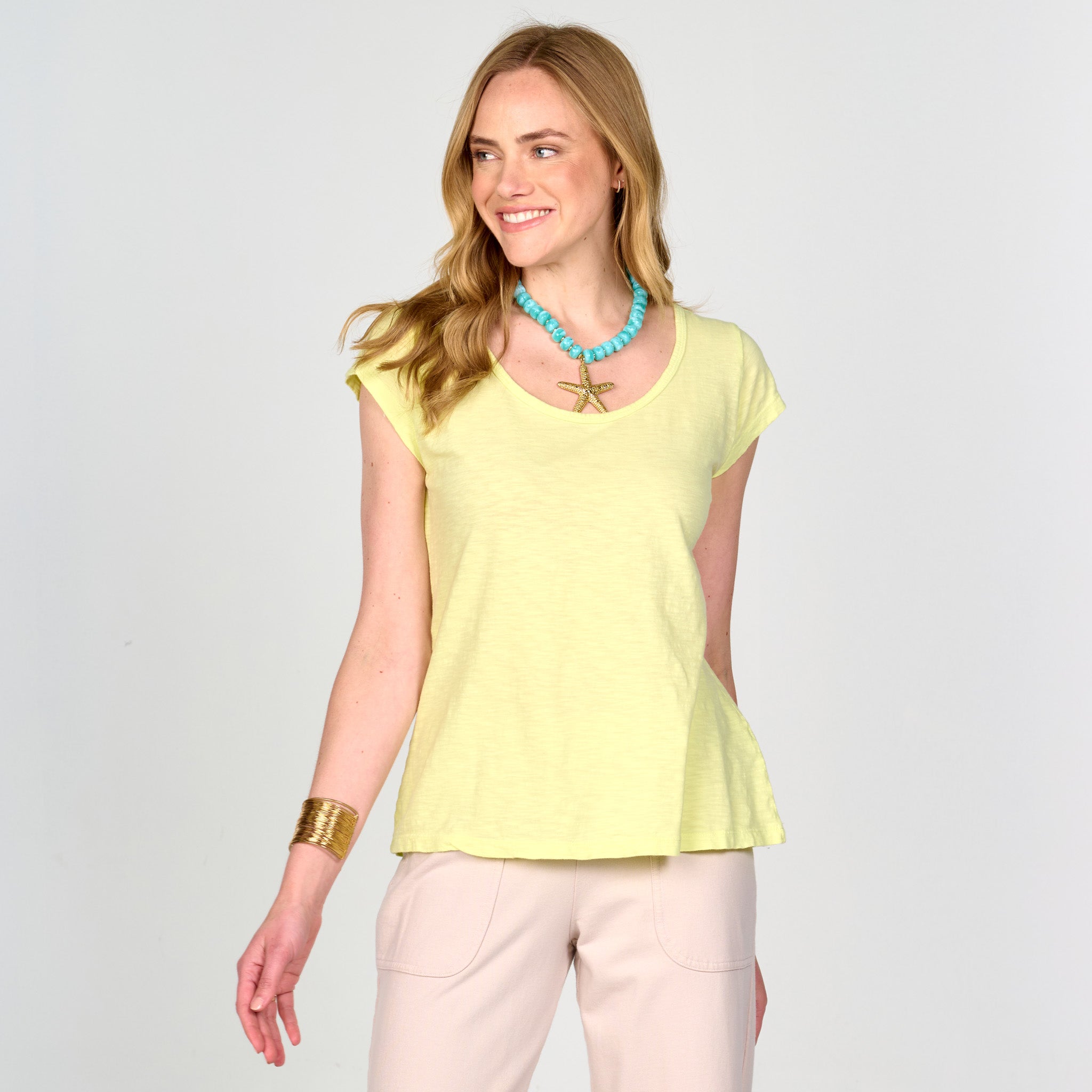Vintage Scoop Neck T