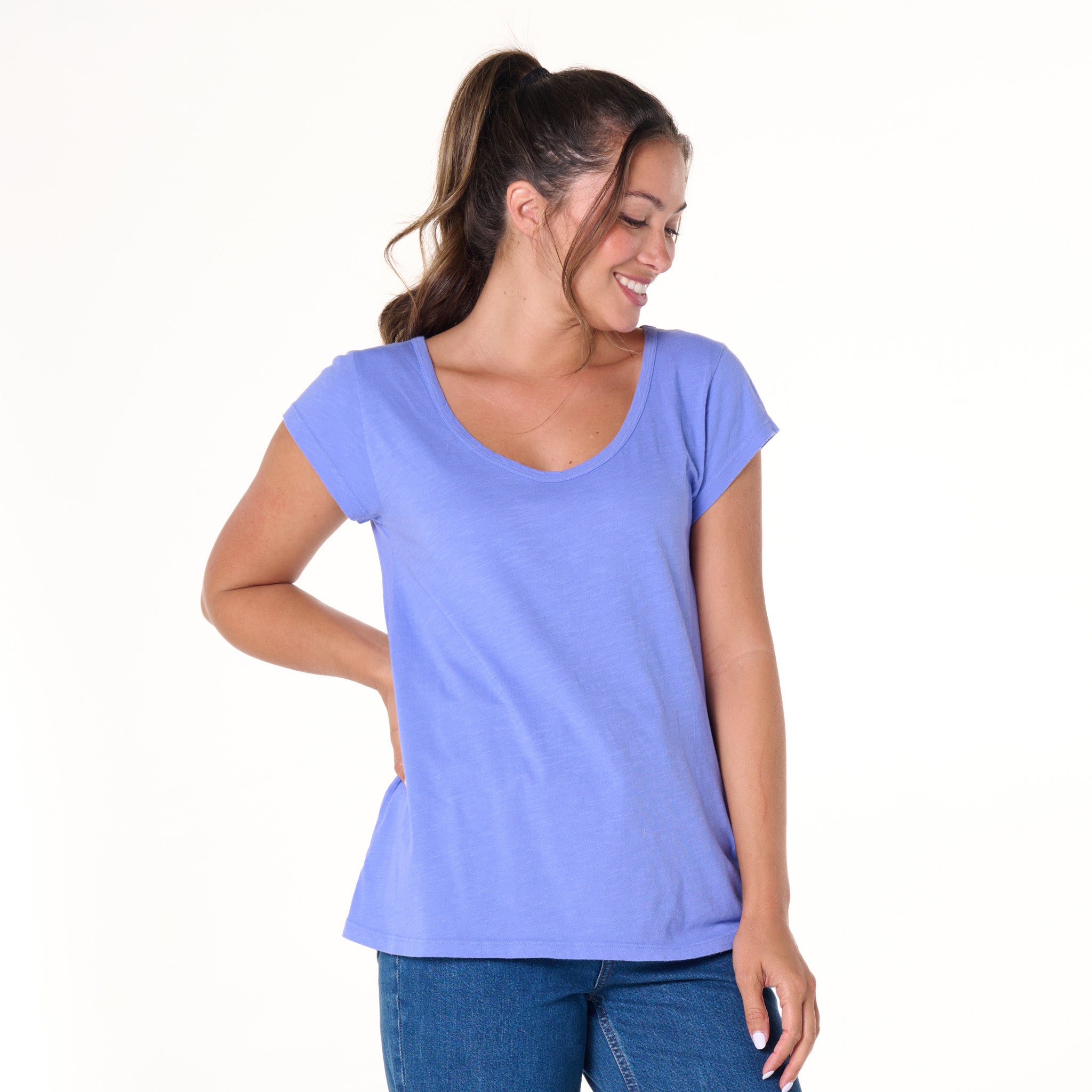 Vintage Scoop Neck T