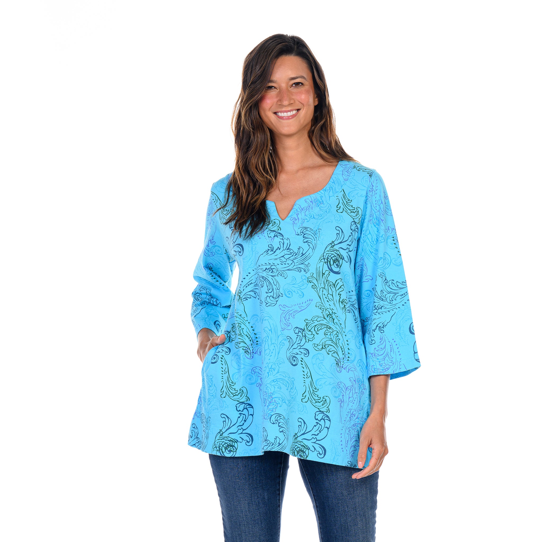 Waverley Swirl Jersey Tunic BFN CHB SUF