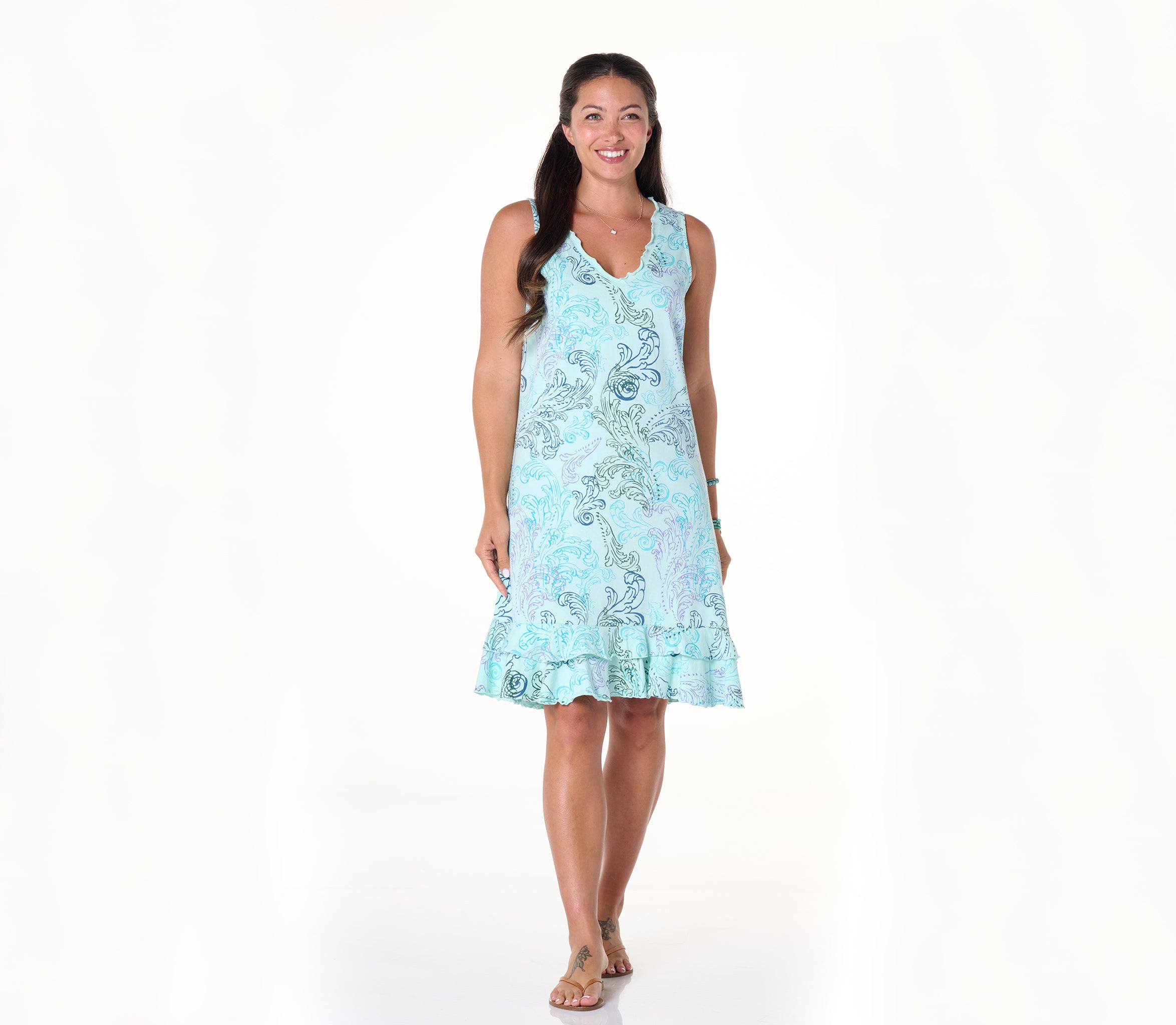 Waverley Swirl Sunrise Dress Summer Colors