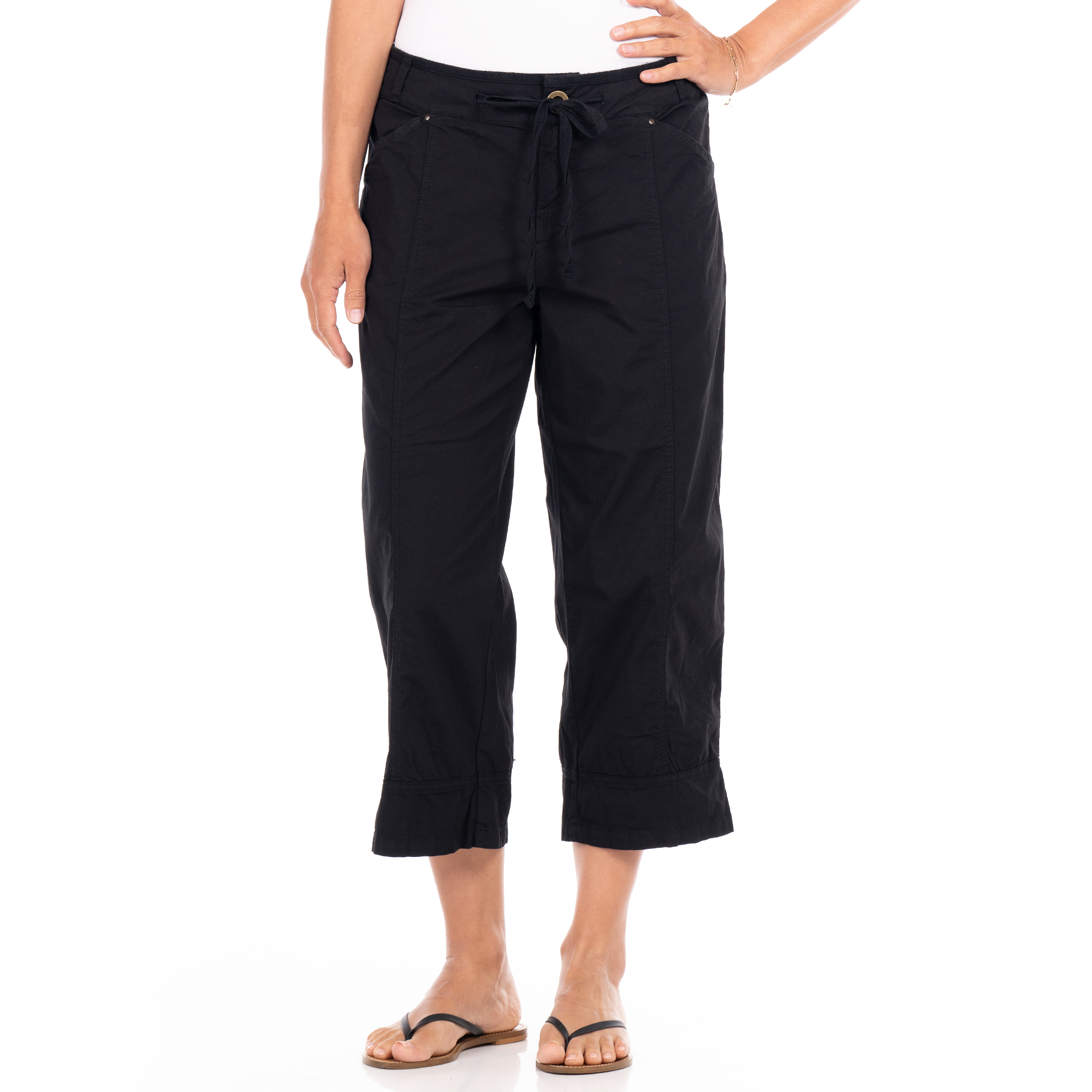 black capris for women