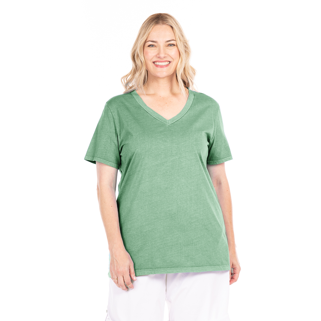 plus size tee for women green