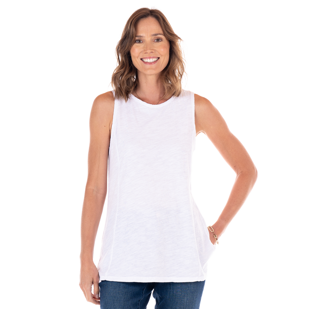 white tank top for mom