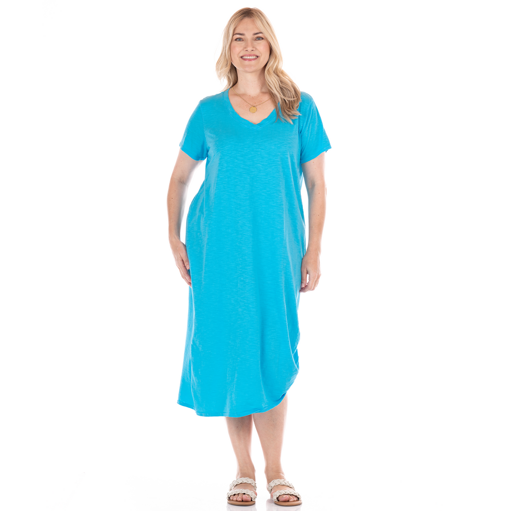 blue dresses for curvy women