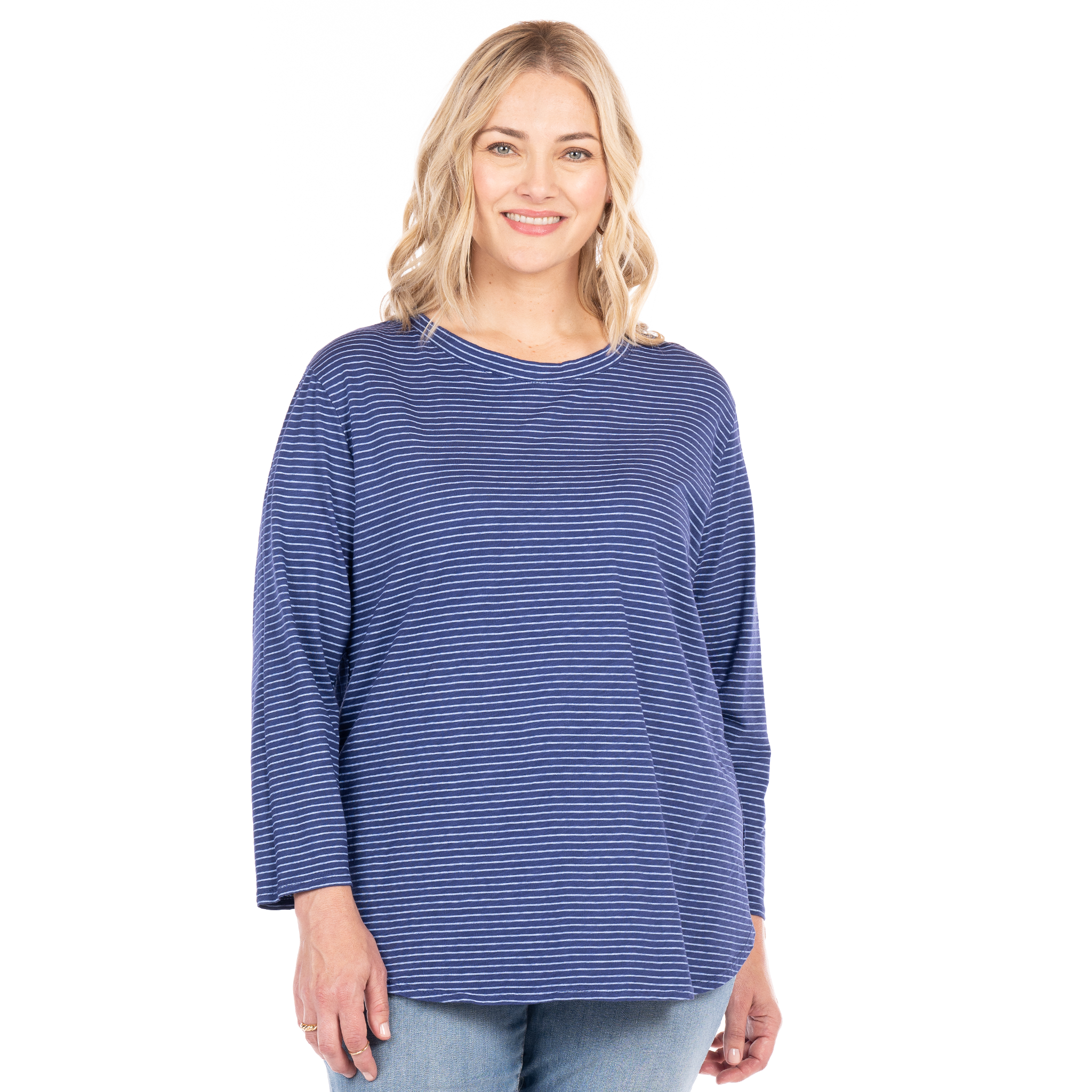 Pinstripe Catalina Top | Plus Size