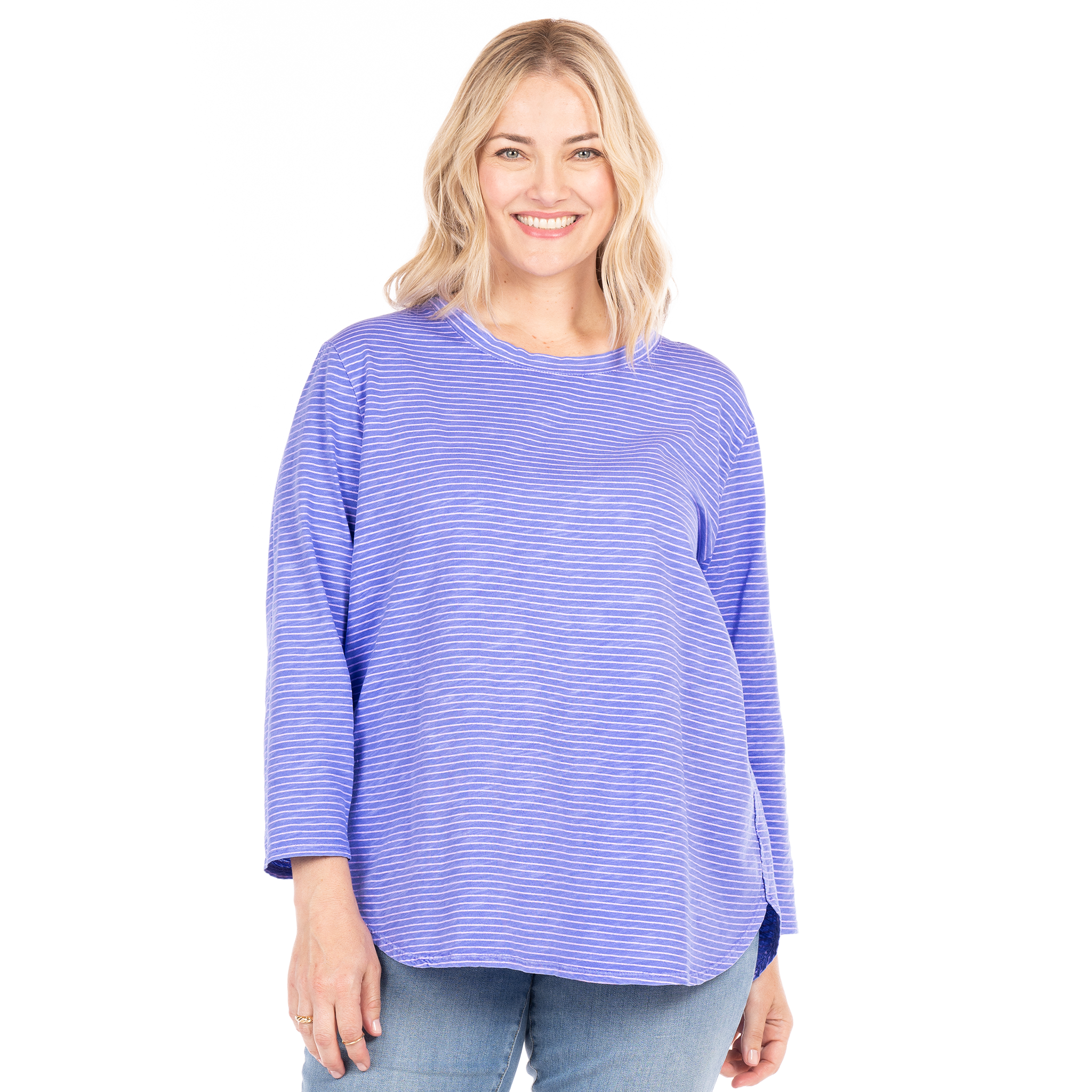 Pinstripe Catalina Top | Plus Size